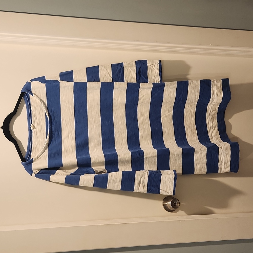 J. Crew Coastal Nautical Striped Dress Size Large